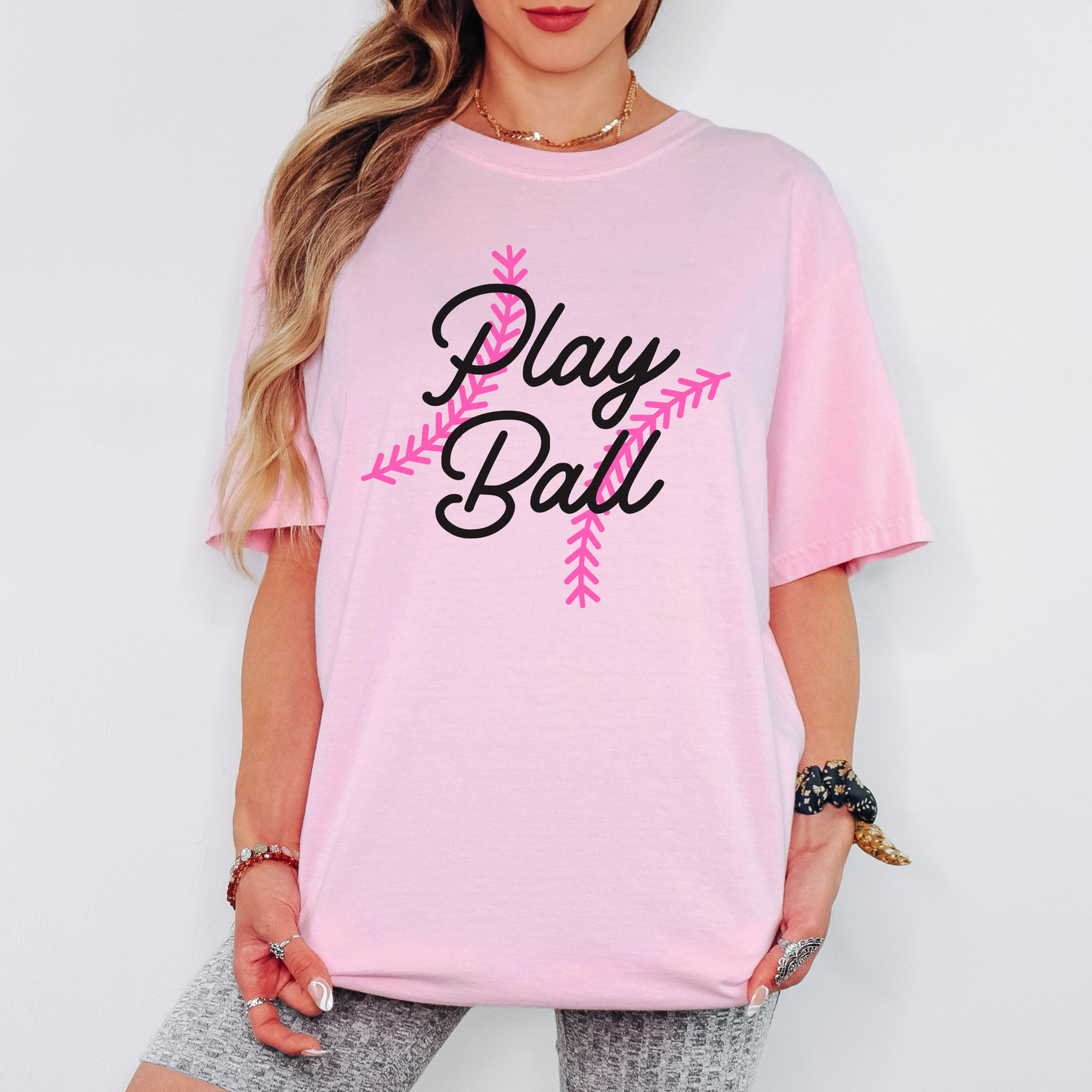 Play Ball Softball Shirt – Comfort Colors Baseball Game Day Tee
