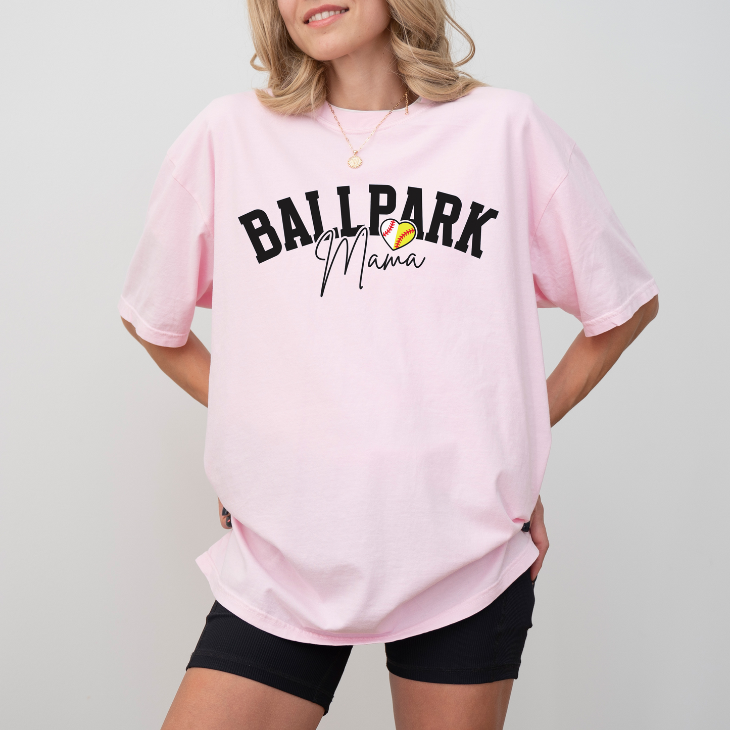 Ballpark Mama Shirt – Comfort Colors Baseball and Softball Mom Tee