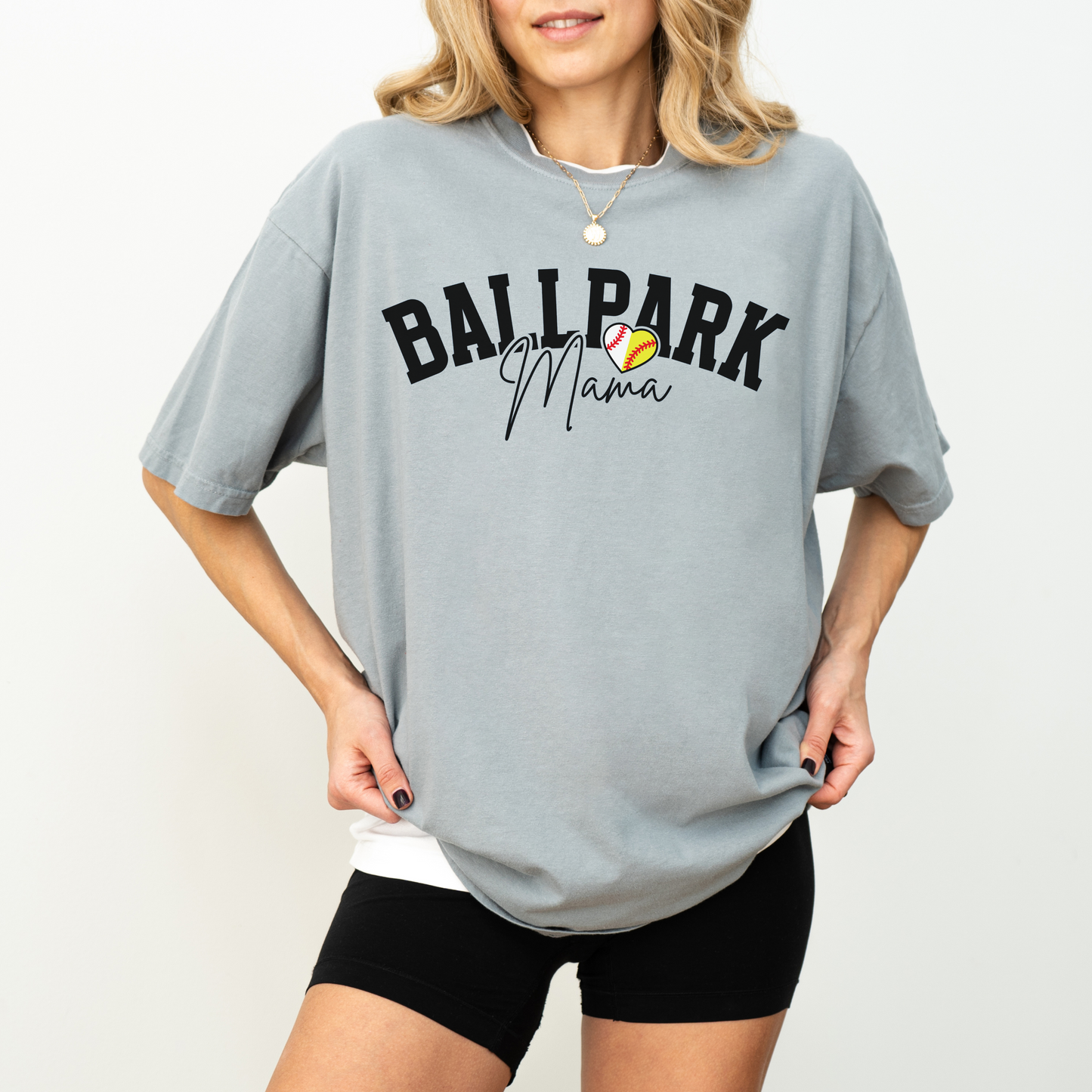Ballpark Mama Shirt – Comfort Colors Baseball and Softball Mom Tee