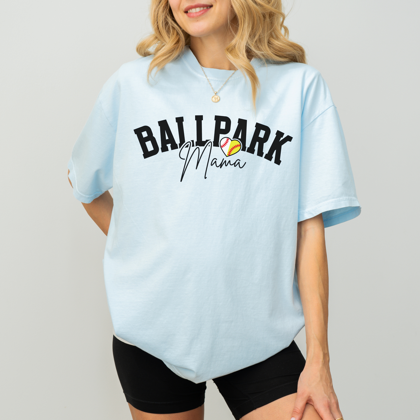 Ballpark Mama Shirt – Comfort Colors Baseball and Softball Mom Tee