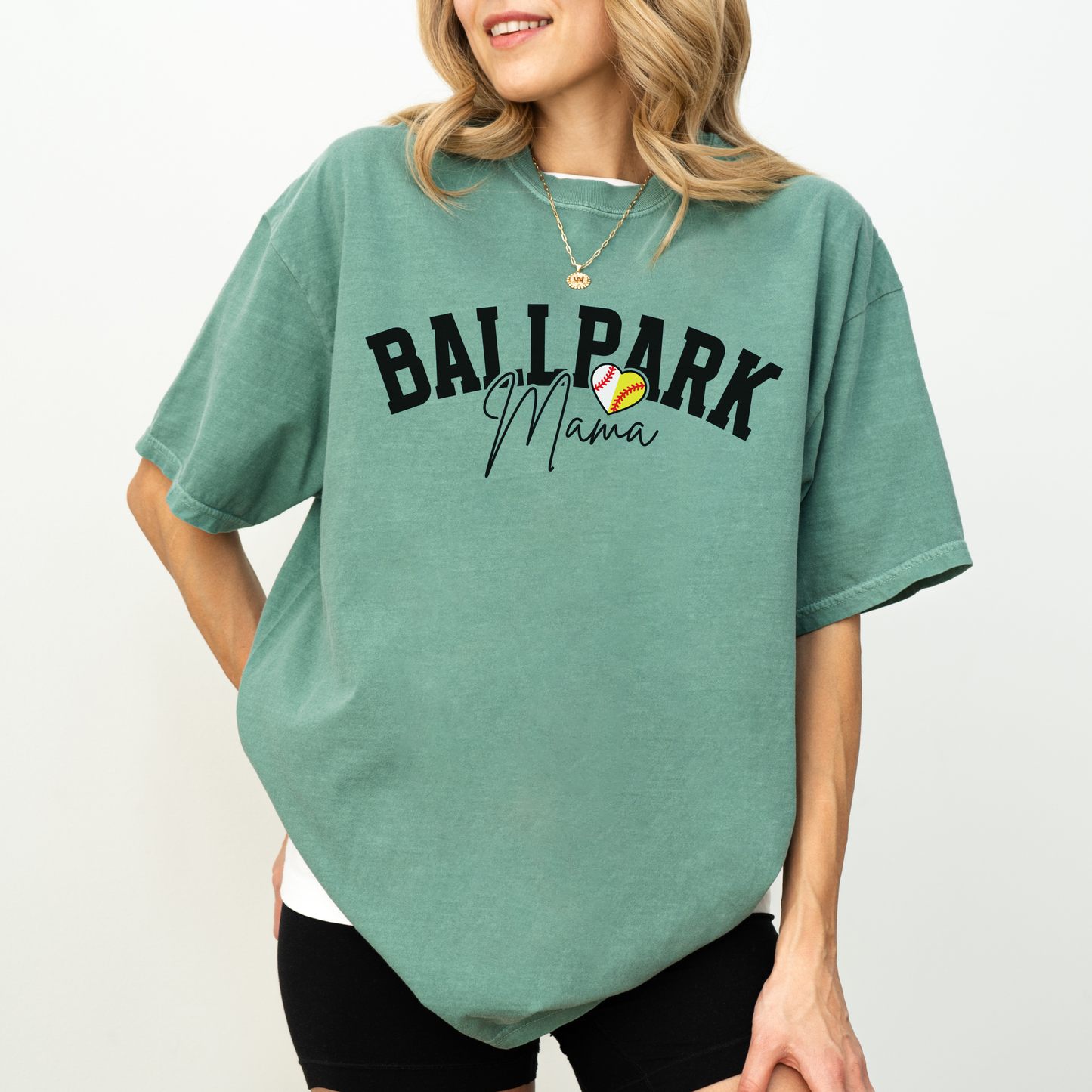 Ballpark Mama Shirt – Comfort Colors Baseball and Softball Mom Tee