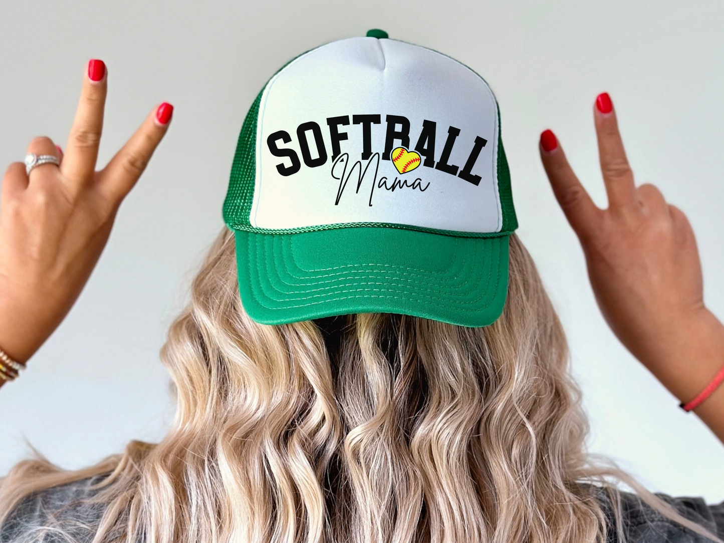 Softball Mom Trucker Hat – Stylish Mama Mesh Cap for Game Day