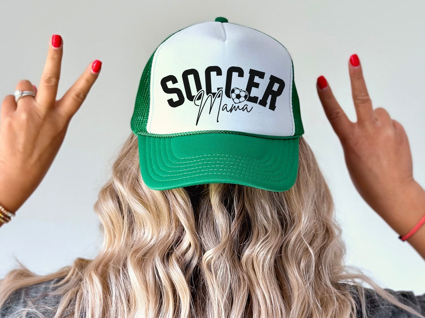 Soccer Mom Trucker Hat – Cute Mama Mesh Cap with Soccer Icon