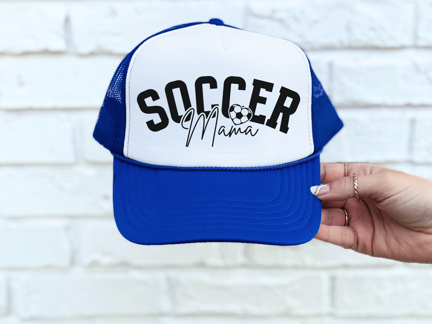 Soccer Mom Trucker Hat – Cute Mama Mesh Cap with Soccer Icon