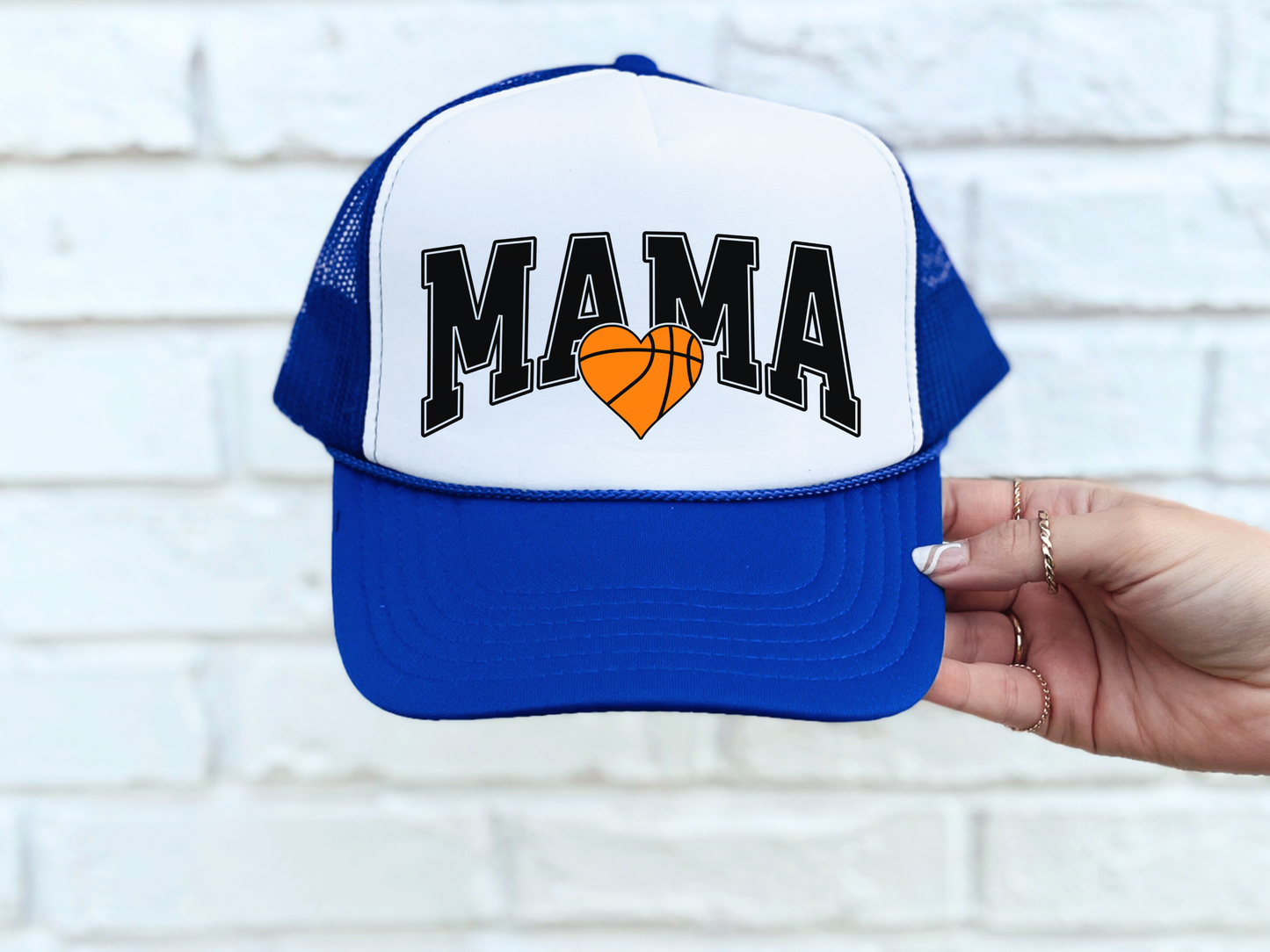 Basketball Mom Trucker Hat – Cute Mama Mesh Cap for Game Day