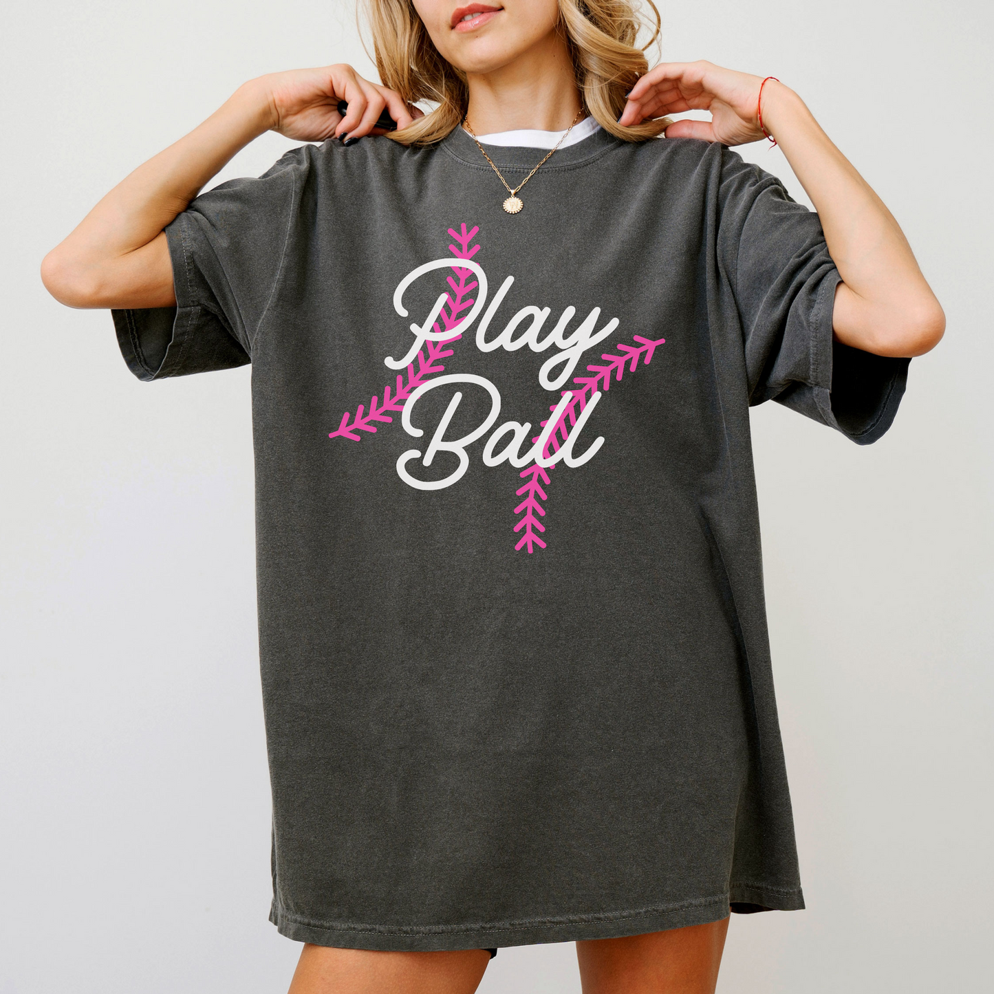 Play Ball Softball Shirt – Comfort Colors Baseball Game Day Tee
