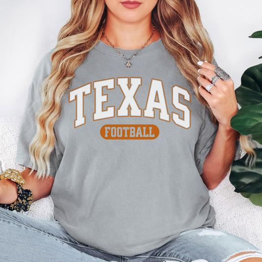 Comfort Colors Texas Football Shirt – Game Day Graphic Tee