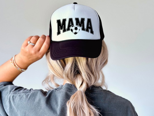 Soccer Mom Trucker Hat – Cute Mama Heart Hat for Game Day
