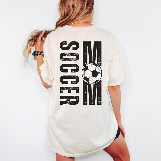 Soccer Mom Comfort Colors Shirt – Bold Game Day Graphic Tee