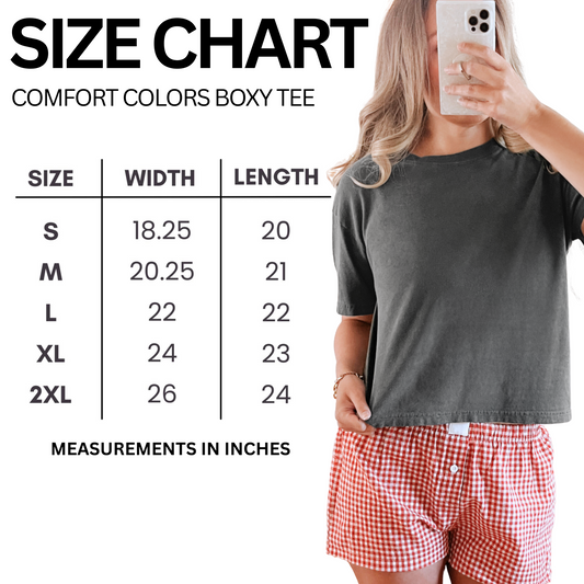 Coastal Shells Tee – Comfort Colors Ivory Boxy Shirt, Beach Starfish Coral Summer Top